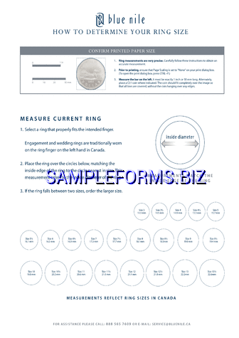 Ring Size Chart 1 pdf free